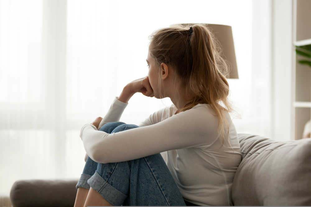 Young Girl Confused or sad